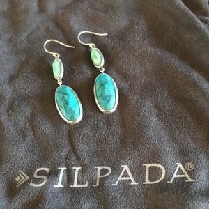 Turquoise Silpada earrings